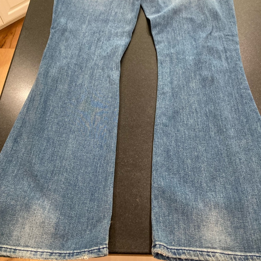 New nwt Pilcro Icon Anthropologie High Rise Distressed Blue Jeans - Picture 6 of 16